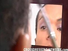 Cross-Dresser Meets Black Shaft