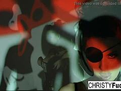 christy mack teases with tight dripping pirate ass