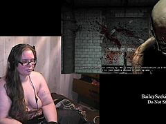 naked gaming with a bbw star