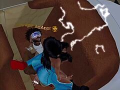 Cartoon Interracial Passion in Mansion