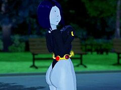 lustful raven finds bliss in nature