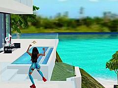 Cartoon Interracial Passion in Mansion