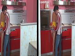 3D Husband’s Kitchen Passion Fantasy