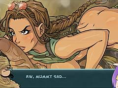 Lara Croft's thrill in Star Channel