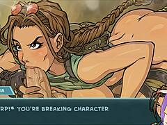 Lara Croft's thrill in Star Channel