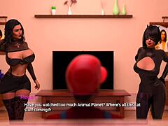 3D Halloween Catwomen Tempt You