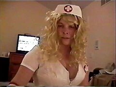 Busty Nurse Brunette Stuns with Skills