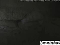bold blonde dominates her home video