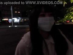 19-year-old con cafe girl cries during rough sex