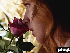 Erna O'Hara Strips Outdoors
