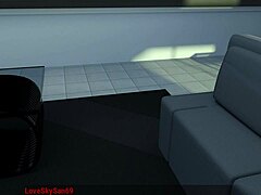 Hentai Milf Jogging in 3D Cartoon Scene
