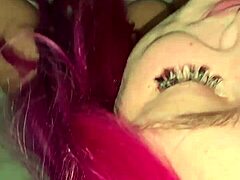 Curvy beauty in homemade clip