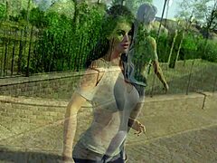 Hentai Milf Jogging in 3D Cartoon Scene