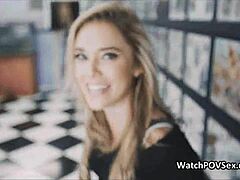 What's with this flawless girlfriend's rough sex tape?