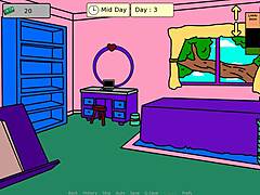 Animated Simpson fantasy with Lisa