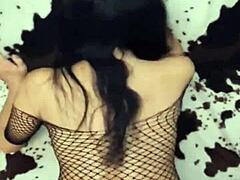 MILF's steamy stocking affair