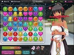Flirty HuniePop girl-next-door vibes