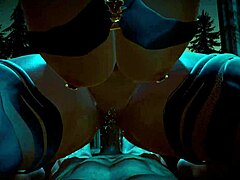 3D hentai elf craves massive action