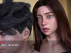 Redhead Teen Spanked in Game Scene