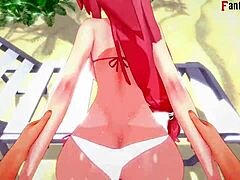 3D PORN: YAE MIKO BEACH SIZZLE
