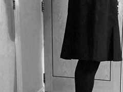 Sissy bound and teased in uniform