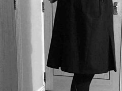 Sissy bound and teased in uniform