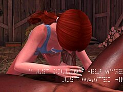Redhead Stirred by Ebony Animation