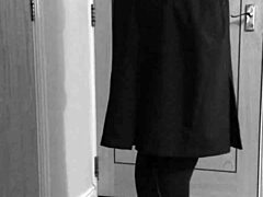 Sissy bound and teased in uniform