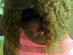 Innocent Ebony From Philly Sucks White Cock Hard
