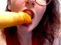 Woman with Glasses Delivers Intimate Joy