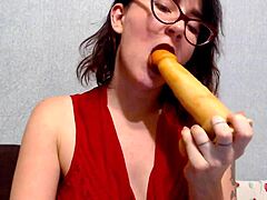 Woman with Glasses Delivers Intimate Joy
