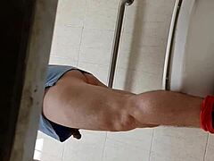 Gay spy caught in daring hidden tease