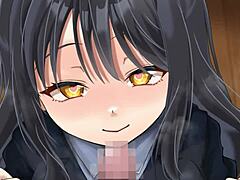 Junior’s Hentai Blowjob Scene in Anime Action