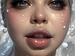 anime beauties in wild facial