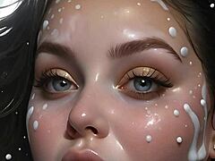 anime beauties in wild facial