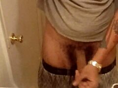 Cheeky Spanish stud teases cock for camera solo