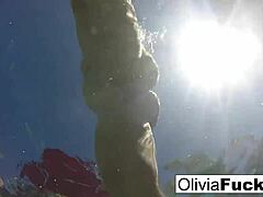 Olivia's Sultry Pool Escape