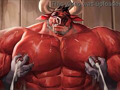 Gay Titans Clash in Erotic Show