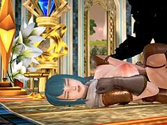 3D game warriors clash with demons