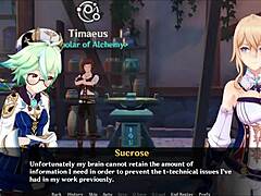 Animated beauties explore daring games.