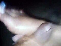 Big Ebony Lover's Erotic Foot Play