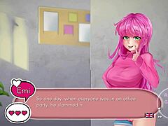 waifu secret teasing in hentai game