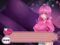 waifu secret teasing in hentai game