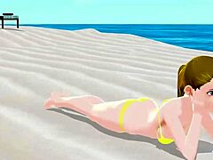 emma’s micro bikini beach tease