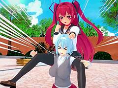 Girlfriend's Pal Stuns in 3D Hentai
