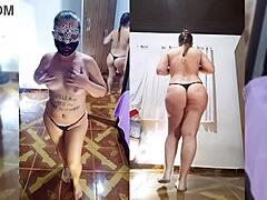 mirelladelicia's unique striptease show