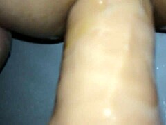 I couldn’t stop riding my thick dildo