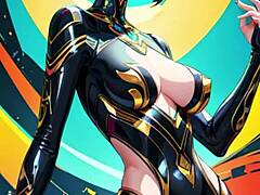 Anime Temptress Unleashes Raw Passion in Hentai Scene
