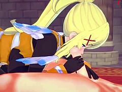 3D beauty’s stunning oral play