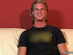 Young Blonde's Intense Gay Encounter